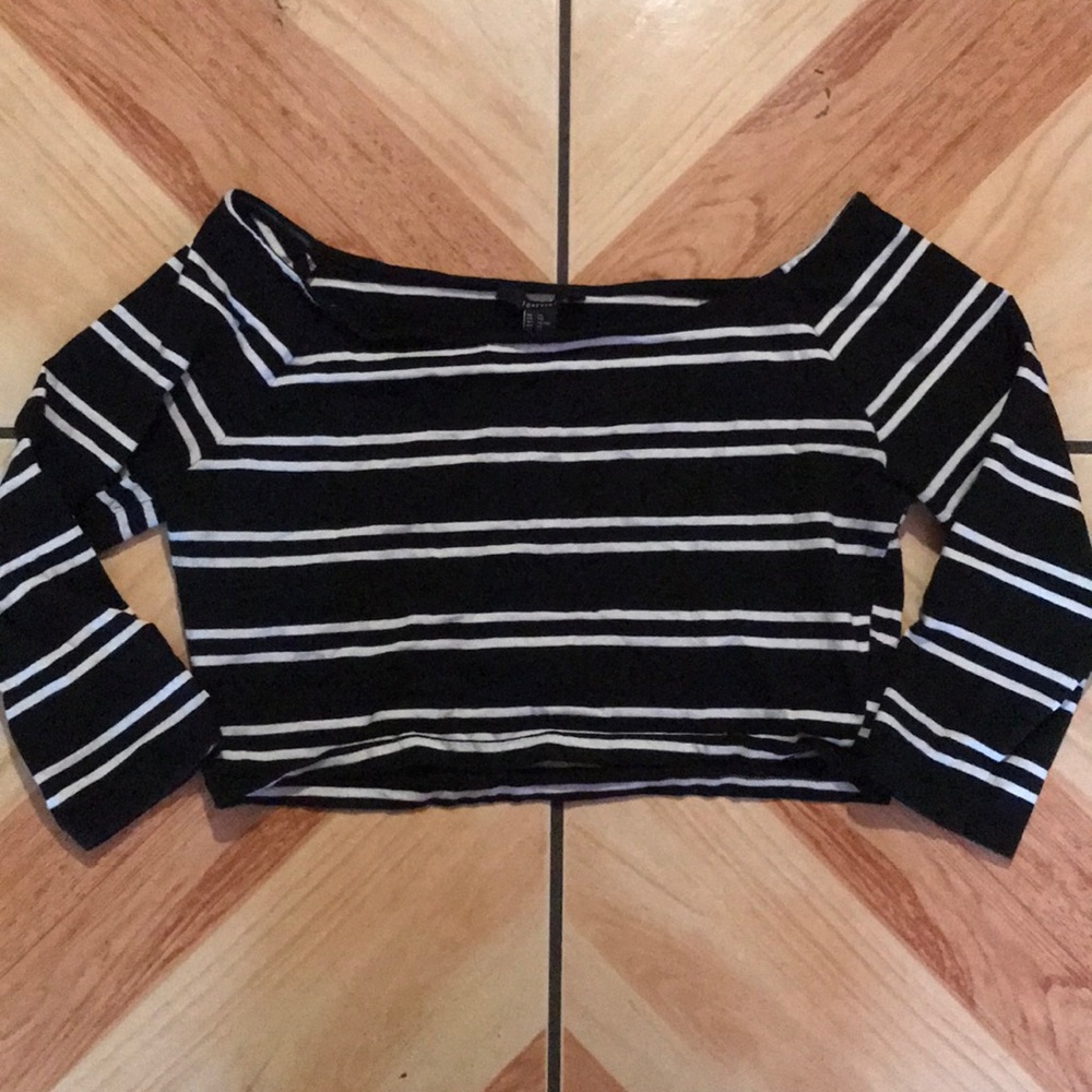 Off the shoulder crop top